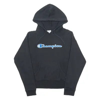 CHAMPION REVERSE WEAVE Womens Black Hoodie M