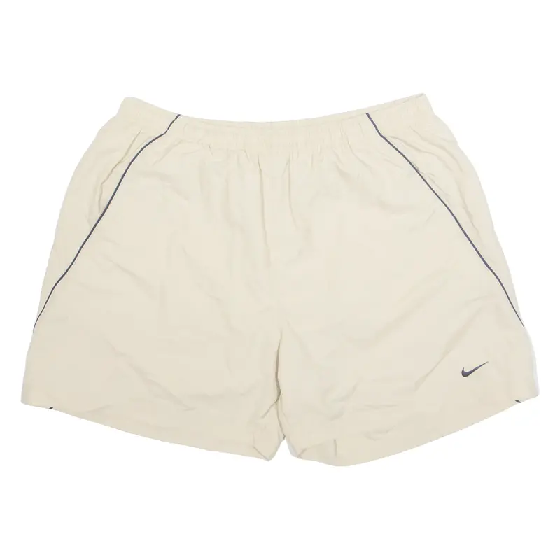 NIKE Mesh Lined Mens Swimming Shorts Beige XL W32