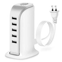 5 Port USB Charging Station, Multipurpose 5 In 1 USB Charging Station, Multifunctional Charging Station, Desktop Charger For ...