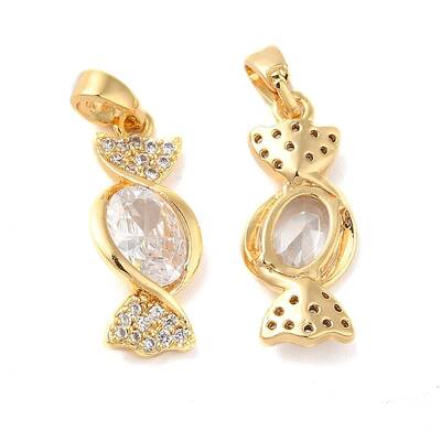 Brass Cubic Zirconia Pendants