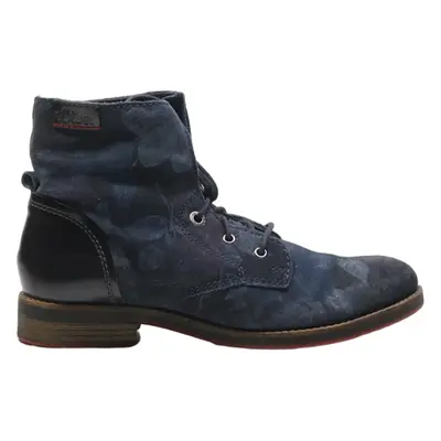 S.OLIVER Lace-Up Boots Blue Synthetic Womens UK 6