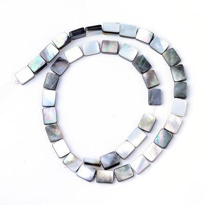 Natural Black Lip Shell Bead Strands