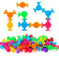 Colorful Silicone Suction Cup Toy (40pcs/set), Creative Stress Relief Toy, Imagination Inspire Toy, Sensory Toy