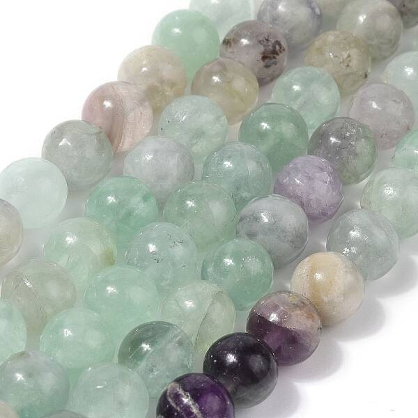Natural Green Fluorite Beads Strands