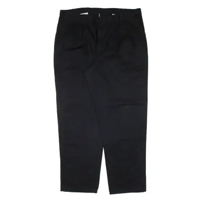 DICKIES Workwear Mens Trousers Black Relaxed Tapered W38 L31
