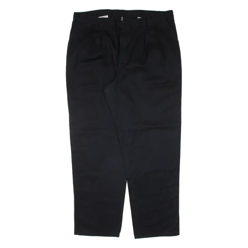 DICKIES Workwear Mens Trousers Black Relaxed Tapered W38 L31