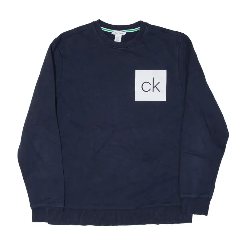 CALVIN KLEIN Sweatshirt Blue Mens S