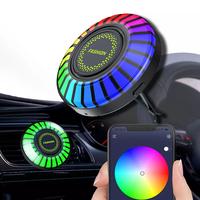 Car Music Rhythm Lamp Air Freshener LED Atmosphere Light RGB Colors App Control