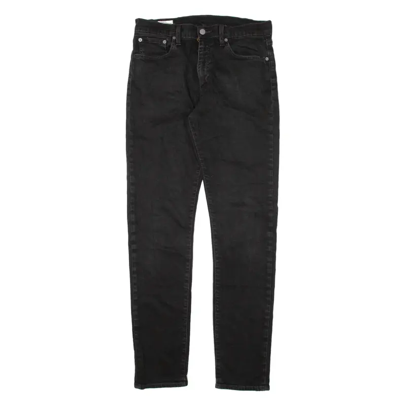 LEVI'S 512 BIG E Jeans Mens Black Slim Tapered W31 L31