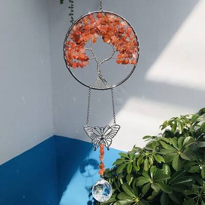 Glass Teardrop Pendant Decoration