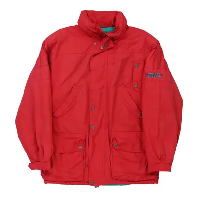 Magic Line Fila Jacket - Small Red Nylon