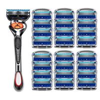 Manual Razor Set, 1 Count Razor Holder with Replaceable Heads, Men's Beard Shaver, Beard Razor, Shaving Tool for Men
