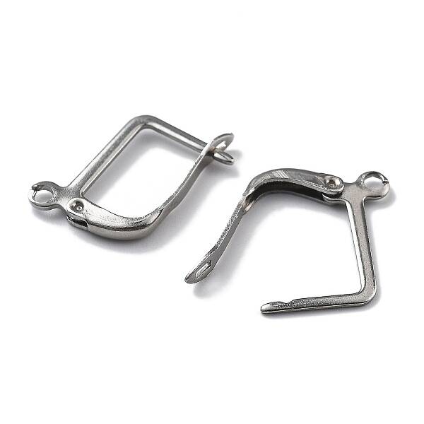 Non-Tarnish 304 Stainless Steel Hoop Earring Findings