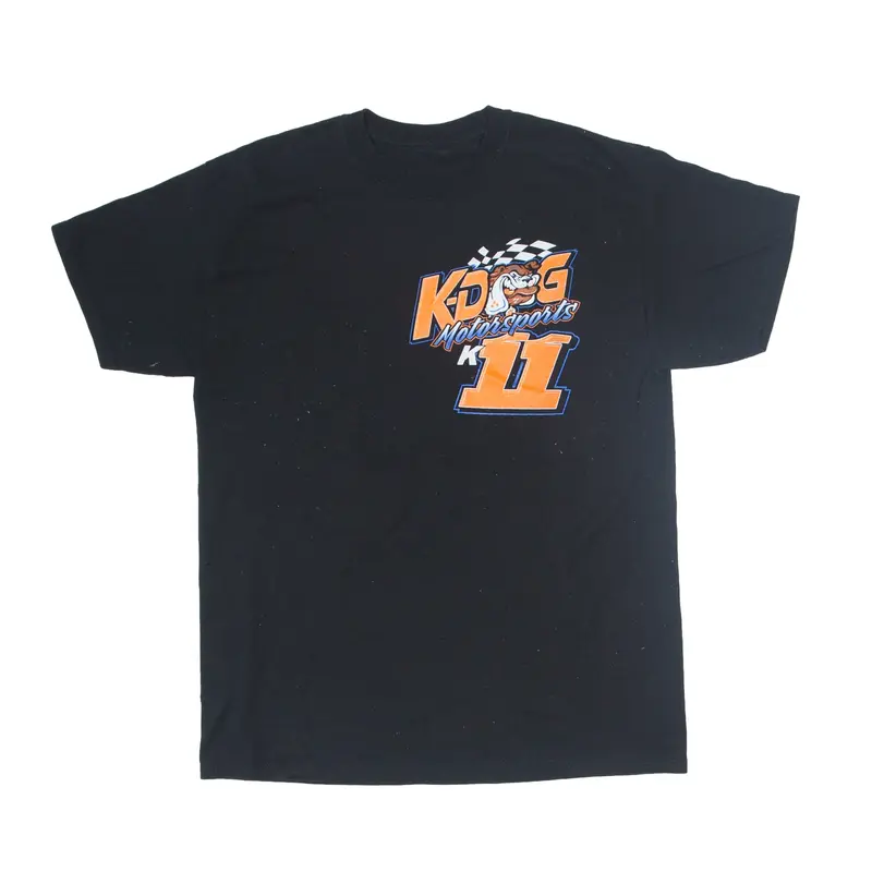 K-Dog Motorsports Biker USA T-Shirt Black Short Sleeve Mens M