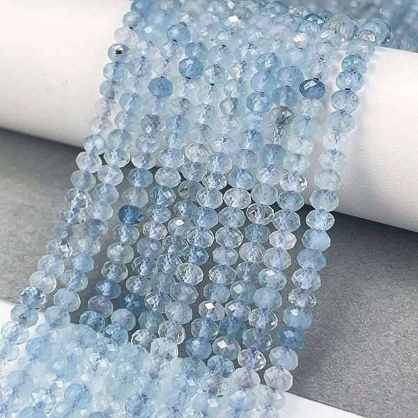 Natural Aquamarine Beads Strands
