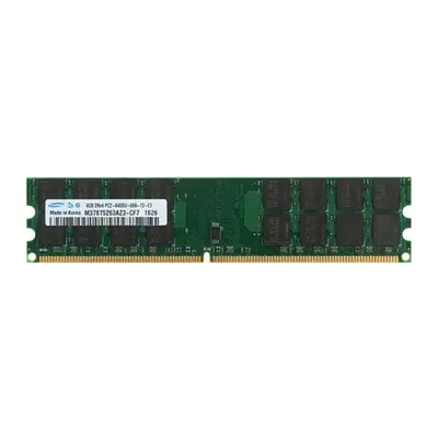 Samsung M378T5263AZ3-CF7 | 4GB DDR2-800MHz PC2-6400 Non-ECC Unbuffered UDIMM CL6 2Rx8 1.8V 240-Pin Memory Module