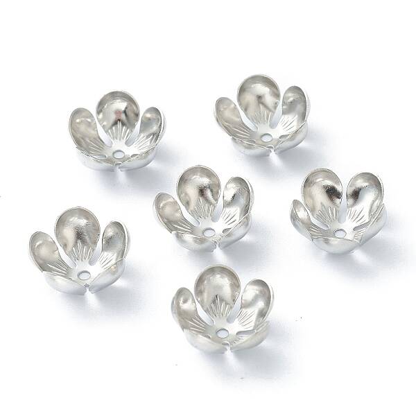 Non-Tarnish 304 Stainless Steel Bead Caps