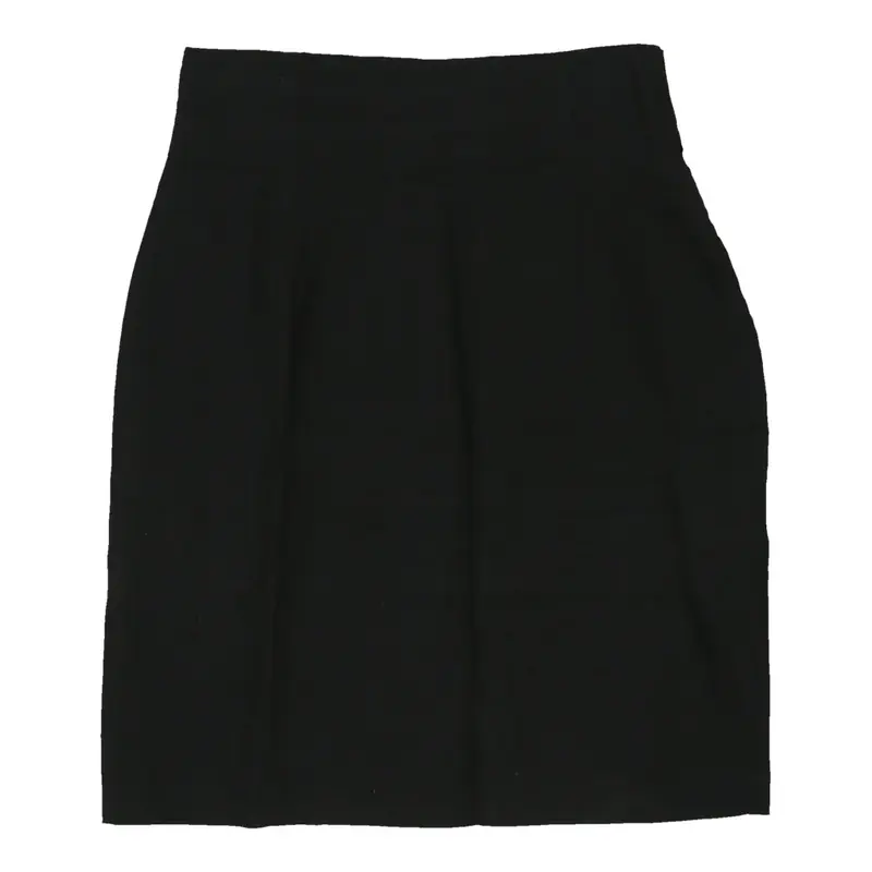 Oliver By Valentino Mini Skirt - 26W UK 6 Black Linen | Size: UK 6