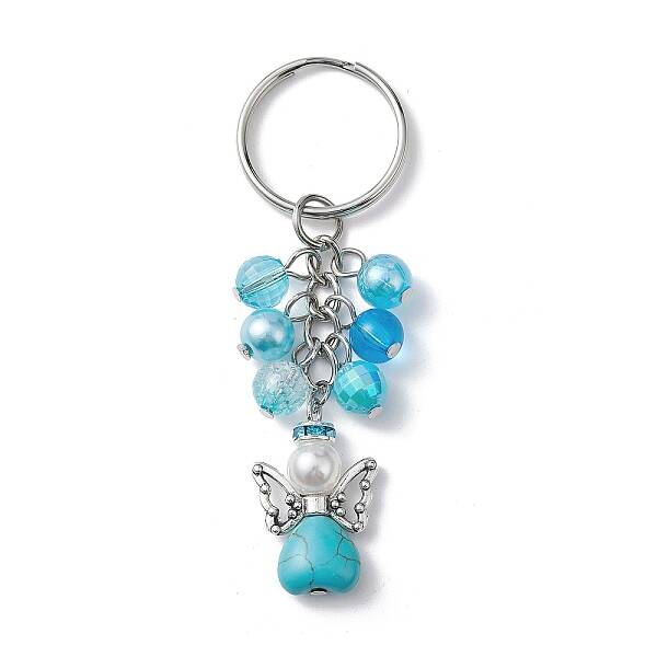 Synthetic Turquoise Keychains