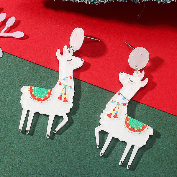 Christmas Acrylic Stud Earrings