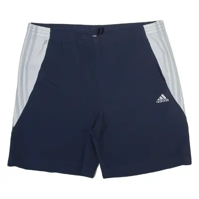 ADIDAS Mens Swimming Shorts Blue Colourblock XL W38