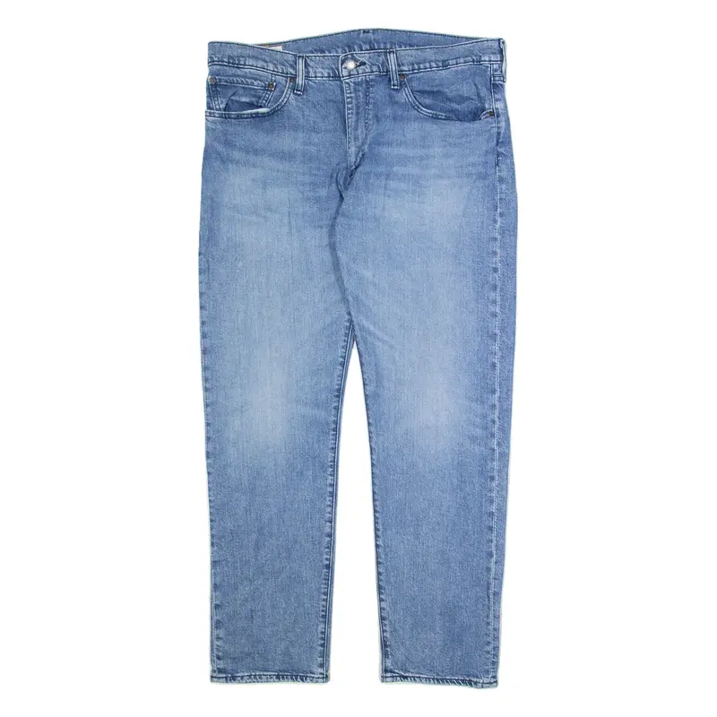 LEVI'S Mens Jeans Blue Regular Straight Stone Wash W36 L32