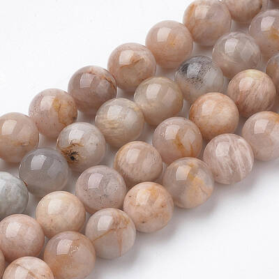 Natural Sunstone Beads Strands