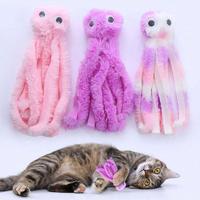 Cartoon Octopus Shape Cat Toy, 1 Count/3 Counts Cute Plush Cat Teaser Toy, Durable Fun Chew Toy for Cats and Dogs, Pet Intera...