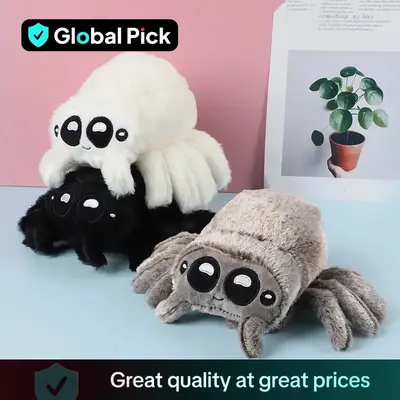 Cute Spider Design Plush Toy Ornament, 1 Count Lovely Soft Plush Toy, Stuffed Toy for Home & Office Decor, Fun Gift for Frien...