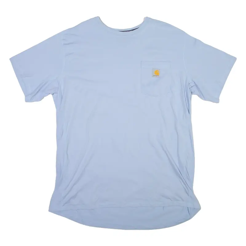 CARHARTT Tall Mens T-Shirt Blue XL