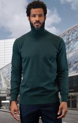 Mens Sweater Hunter - Wool And Cashmere Fabric