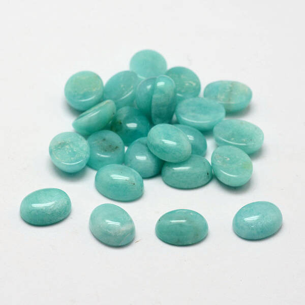 Oval Natural Amazonite Cabochons