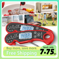 【2025 Must-Have Kitchen Gadget】Lazy Meat Thermometer, Magnetic Waterproof, Digital LCD, 3-Second Instant Read, Ideal for ...