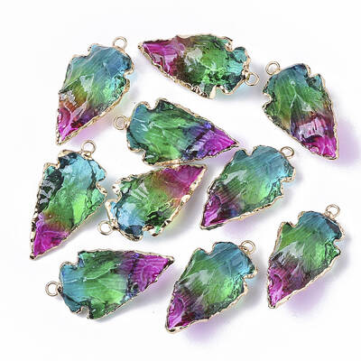 Natural Quartz Crystal Pendants