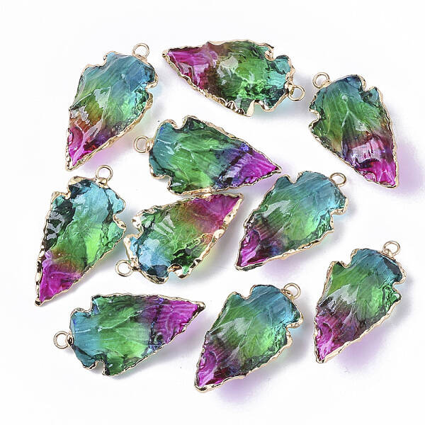 Natural Quartz Crystal Pendants