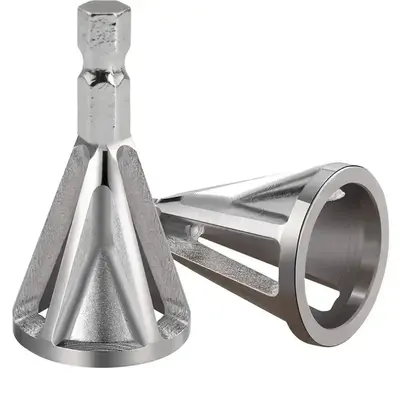 Deburring External Chamfer Tool, Burr Remover Repair Tool, Deburring Chamfer Tool Drill Bit, Power Tool Accessories, Hardw...