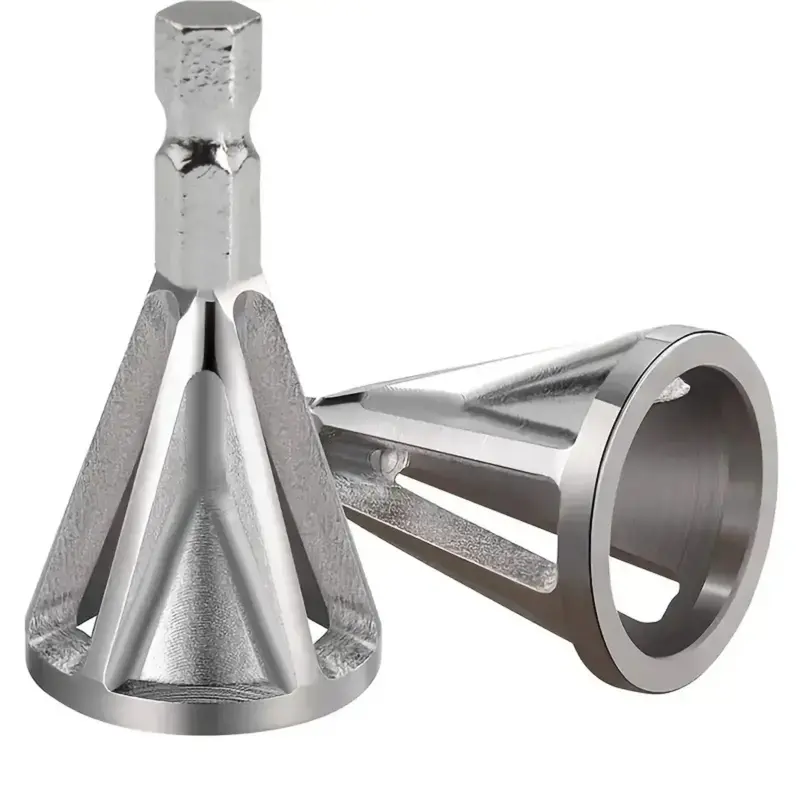 Deburring External Chamfer Tool, Burr Remover Repair Tool, Deburring Chamfer Tool Drill Bit, Power Tool Accessories, Hardw...