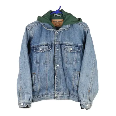Age 12-13 Faded Glory Denim Jacket - Large Blue Cotton