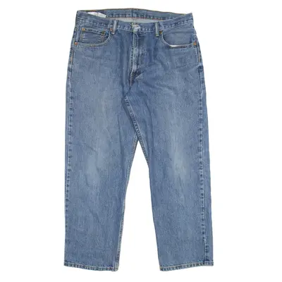 LEVI'S 550 Jeans Blue Denim Relaxed Straight Mens W36 L30