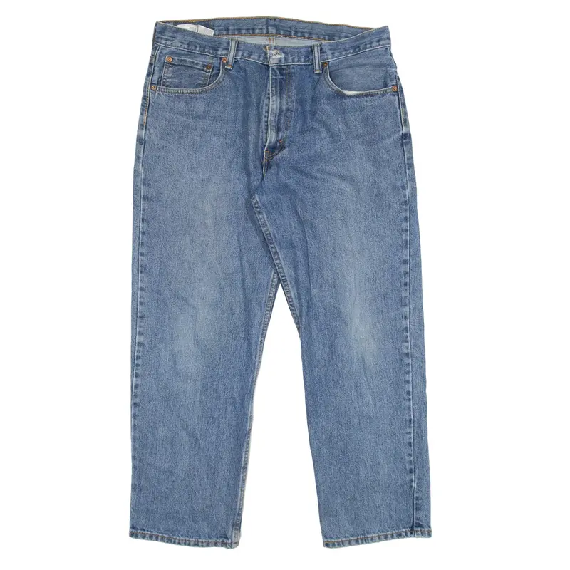 LEVI'S 550 Jeans Blue Denim Relaxed Straight Mens W36 L30