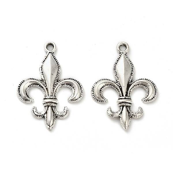 Lily Symbol Tibetan Style Alloy Pendants