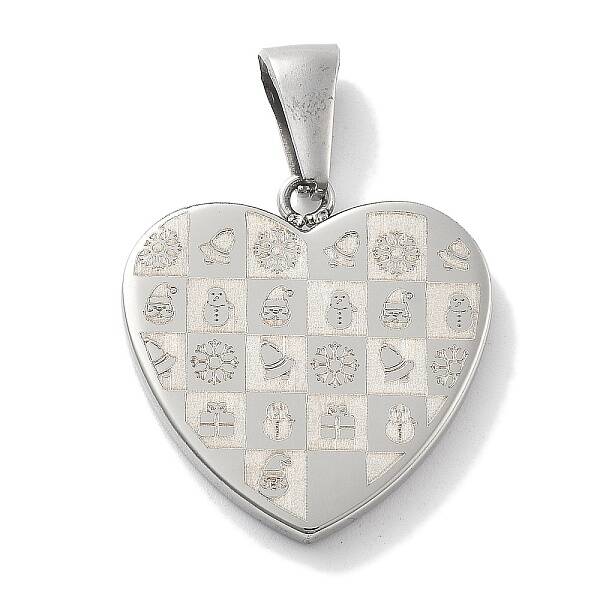 Christmas Themed 304 Stainless Steel Pendants