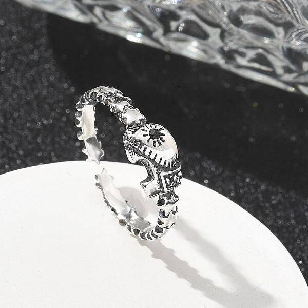 Sterling Silver Open Cuff Rings for Women