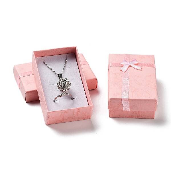 Cardboard Paper Necklace Boxes
