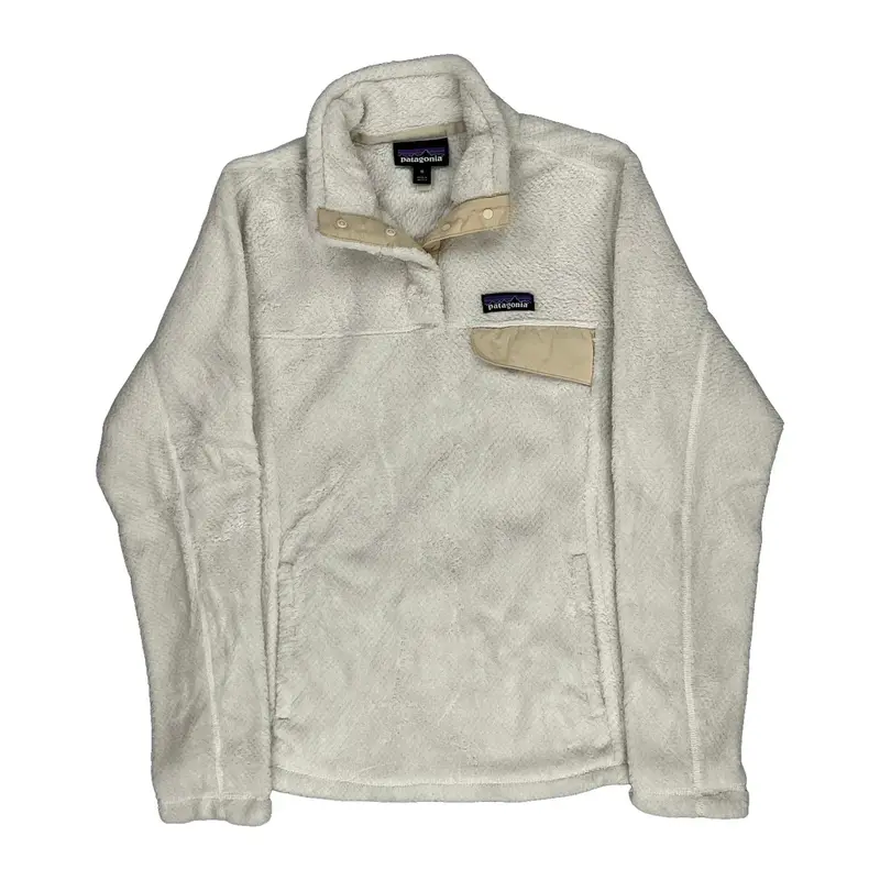 Patagonia Fleece - Medium Cream Polyester