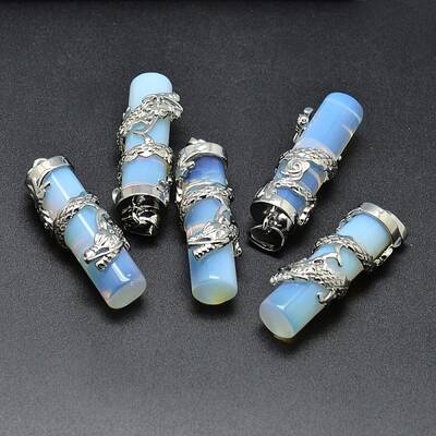 Brass Opalite Pendants