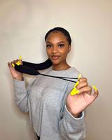 Hair Sleeve - Black - Lightweight, Durable, Fashionable Design - Haircare, Stylish Hair Accessory for Women & Girls, Perfect ...