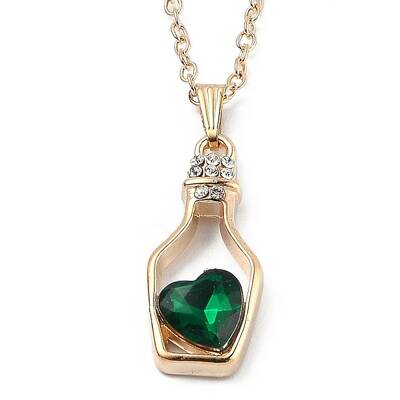 Alloy Resin Pendant Necklaces