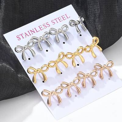 304 Stainless Steel Stud Earrings
