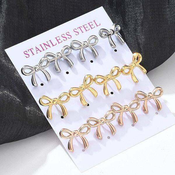 304 Stainless Steel Stud Earrings